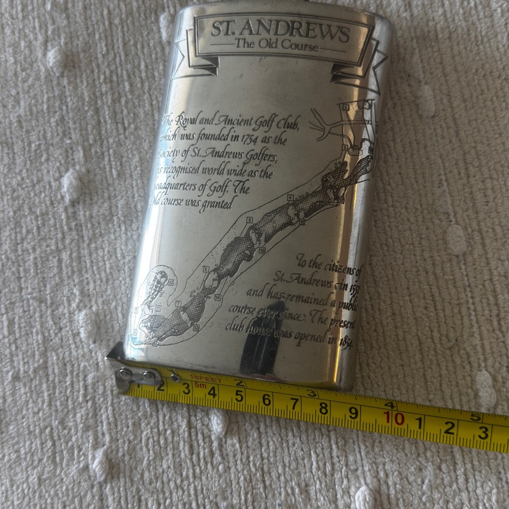 Collectibles St. Andrews Golf ⛳️ Silver Flask